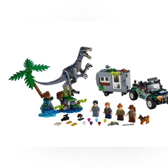 NWT NIB LEGO Jurassic World Baryonyx Face-Off The Treasure Hunt 75935 Dinosaur - Picture 4 of 4